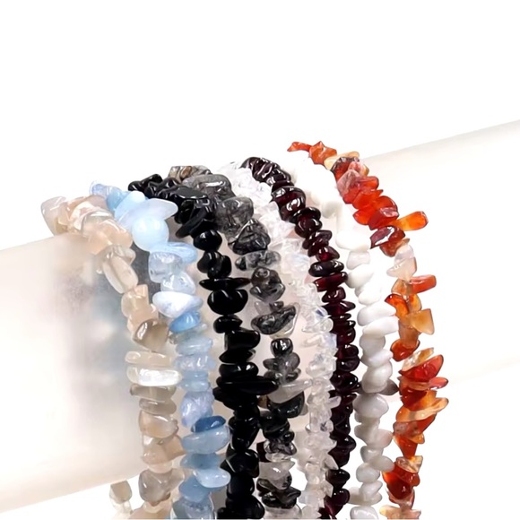 Bracelet And Earrings Set - Citrine Natural Healing Stone - Picture 11 of 13